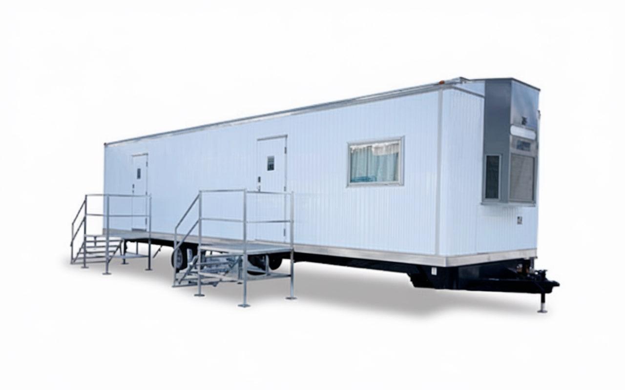 both purchasing and leasing options are available for office trailers